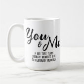 Gepersonaliseerde You & Me Mok (Links)