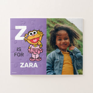 Gepersonaliseerde Z is voor Zoe Foto Legpuzzel