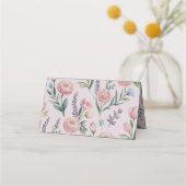 Gepersonaliseerde zachte pastelbloem Rozen & tulpe (Achterkant)