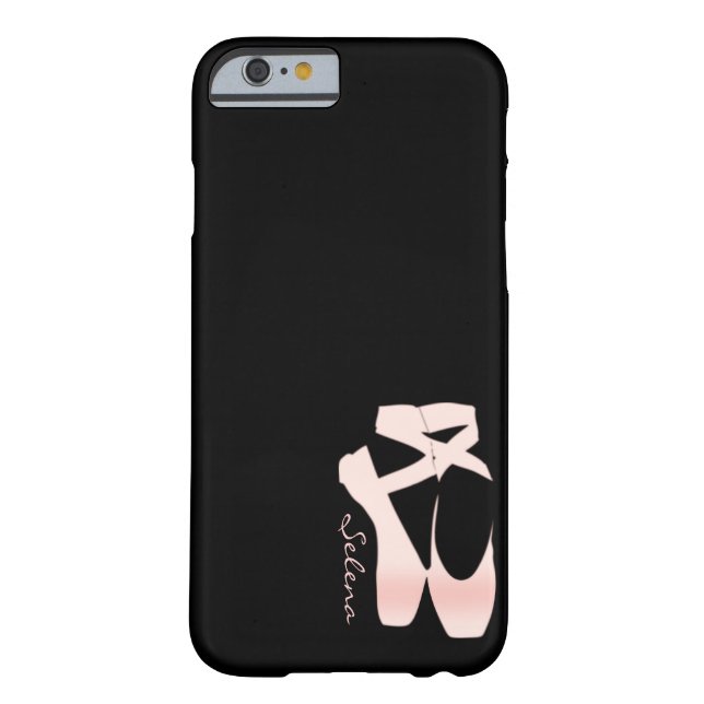 Gepersonaliseerde Zachte Roze Balletschoen voor ve Case-Mate iPhone Case (Achterkant)