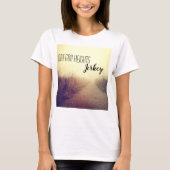 Gepersonaliseerde zakelijke T-shirt Sunrise Pathwa (Voorkant)