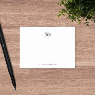 Gepersonaliseerde zaken Voeg Logo Modern Minimalis Post-it® Notes