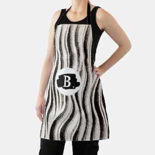 Gepersonaliseerde Zebra Stripe Schort
