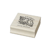Gepersonaliseerde Zee Shell Ex Libris Bookplate Rubberstempel (Stempel)