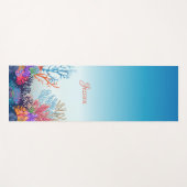 Gepersonaliseerde Zee-thema yogamat. Yogamat (Voorkant (horizontaal))
