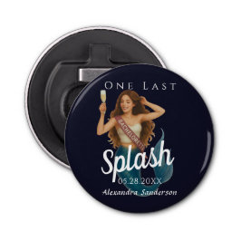 gepersonaliseerde zeemeermin bachelorette Beach Button Flesopener