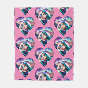 Gepersonaliseerde Zeemeermin Fleece Deken