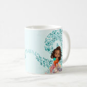 Gepersonaliseerde Zeemeermin Koffiemok (Voorkant rechts)