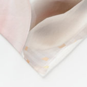 Gepersonaliseerde zeeschelpen patroon fleece deken (Hoek)