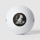 Gepersonaliseerde Zen Goat Callaway golfballen (Voorkant)