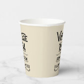 Gepersonaliseerde zestig  60ste verjaardagscadeaus papieren bekers (Rechts)