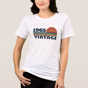Gepersonaliseerde zestig 60ste verjaardagscadeaus Tri-Blend shirt