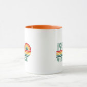 Gepersonaliseerde zeventig vintages 70ste verjaard mok (Midden)