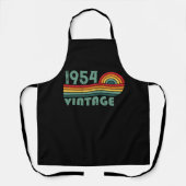 Gepersonaliseerde zeventig vintages 70ste verjaard schort (Voorkant)