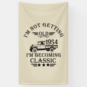 Gepersonaliseerde zeventig vintages 70ste verjaard spandoek