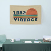 Gepersonaliseerde zeventig vintages 70ste verjaard spandoek (Beurs)