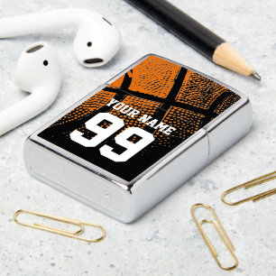 Gepersonaliseerde Zippo aansteker met basketbalont