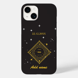 Gepersonaliseerde Zodiac aangepaste naam Aquarius Case-Mate iPhone 14 Hoesje