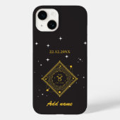 Gepersonaliseerde Zodiac aangepaste naam Taurus Case-Mate iPhone Case (Achterkant)