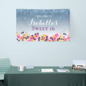 Gepersonaliseerde zoete 16 | Klitter voor het uits Spandoek (Beurs)