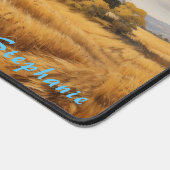 Gepersonaliseerde Zomer Veld Landschap Desk Mat (Hoek)