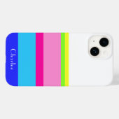 Gepersonaliseerde zomer vibes kleur blok telefoonh Case-Mate iPhone case (Achterkant (horizontaal))