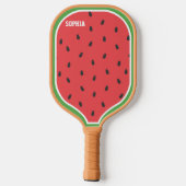 Gepersonaliseerde zomer watermeloen pickleball paddle (Achterkant)
