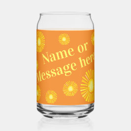 Gepersonaliseerde zonneschijn kan gevormd worden blikvorm glas