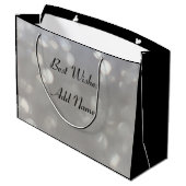 Gepersonaliseerde zuster Birthday Groot Cadeauzakje (Achterkant Gekanteld)