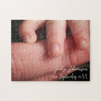 Gepersonaliseerde zwangerschapsaankondiging legpuzzel