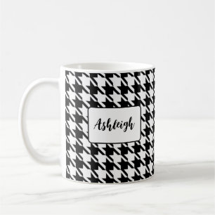 Gepersonaliseerde zwart-wit Classic Mok, 11 oz Koffiemok