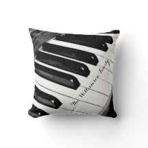 Gepersonaliseerde zwart-wit muziek thema piano sle