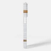 Gepersonaliseerde zwarte en witte Basketball Jerse Case-Mate iPhone Case (Achterkant / Rechts)