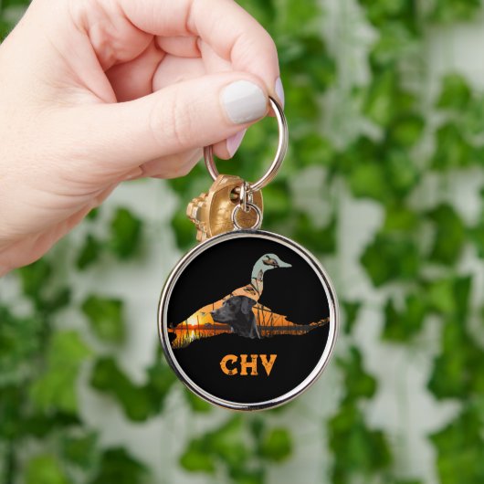 Gepersonaliseerde zwarte labrador Sleutelhanger, e Sleutelhanger (Hand)