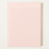 Gepersonaliseerde zwarte mam en dochter (12) planner (Achterkant)