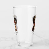 Gepersonaliseerde zwarte mam en dochter (18) glas (Rechts)