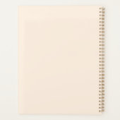 Gepersonaliseerde zwarte mam en dochter (5) planner (Achterkant)