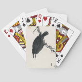 Gepersonaliseerde  zwarte rij pokerkaarten (Achterkant)