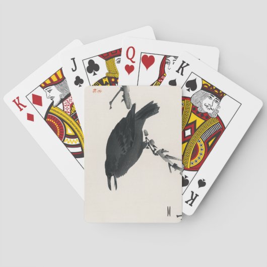 Gepersonaliseerde zwarte rij pokerkaarten (Achterkant)