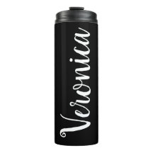 Gepersonaliseerde zwarte Tumbler