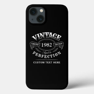 Gepersonaliseerde zwarte Vintage tot perfecte aanv iPhone 13 Hoesje