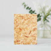 geperst hout briefkaart (Staand voorkant)