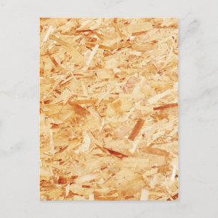 geperst hout briefkaart