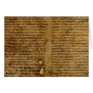 Geperste tekst met antiek schrijven, oud papier