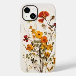 Geperste Wildflower Vrouwelijke GIft voor haar Case-Mate iPhone 14 Hoesje