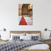 Gepesterd naar de Islamitische moskee in Caïro Canvas Afdruk (Insitu (Slaapkamer))