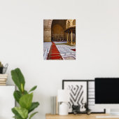 Gepesterd naar de Islamitische moskee in Caïro Poster (Thuiskantoor)