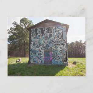 Gepilde Barn Cameron NC Briefkaart