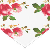 Gepilde Bourgogne Rozen Lange Table Runner Lange Tafelloper (Hoek)