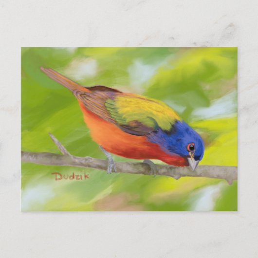 Gepilde bunting op Limb JW Briefkaart (Voorkant)